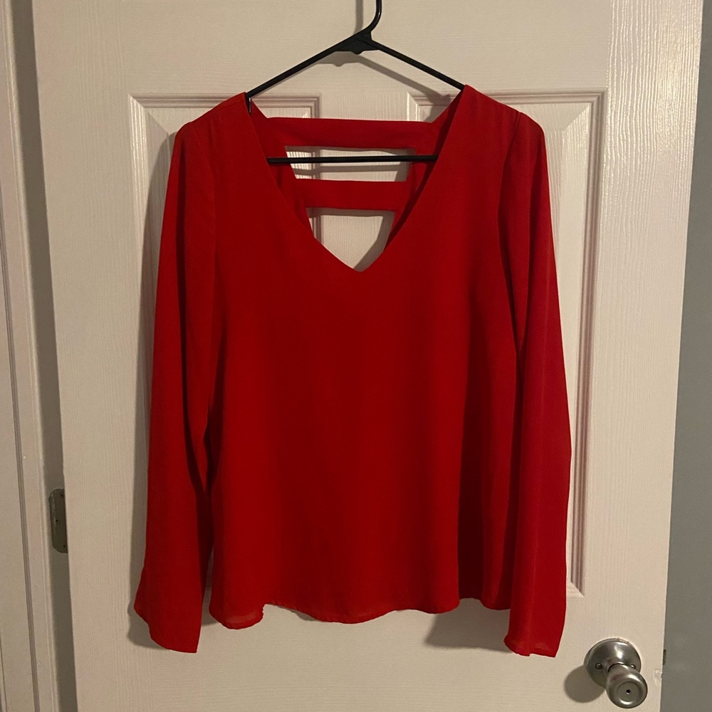 Open Back Blouse